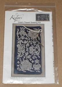 Keslyn's "Lisa's Travel Sewing Kit" Hearts Cross Stitch Pattern - Picture 1 of 2