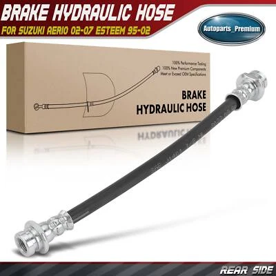 Rear Left or Right Side Brake Hydraulic Hose for Suzuki Aerio 02-07 Esteem 95-02 - Image 1 of 4