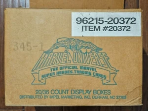 1990 Marvel Universe Series I Trading Cards Empty Factory Case No Boxes or Cards - Picture 1 of 6