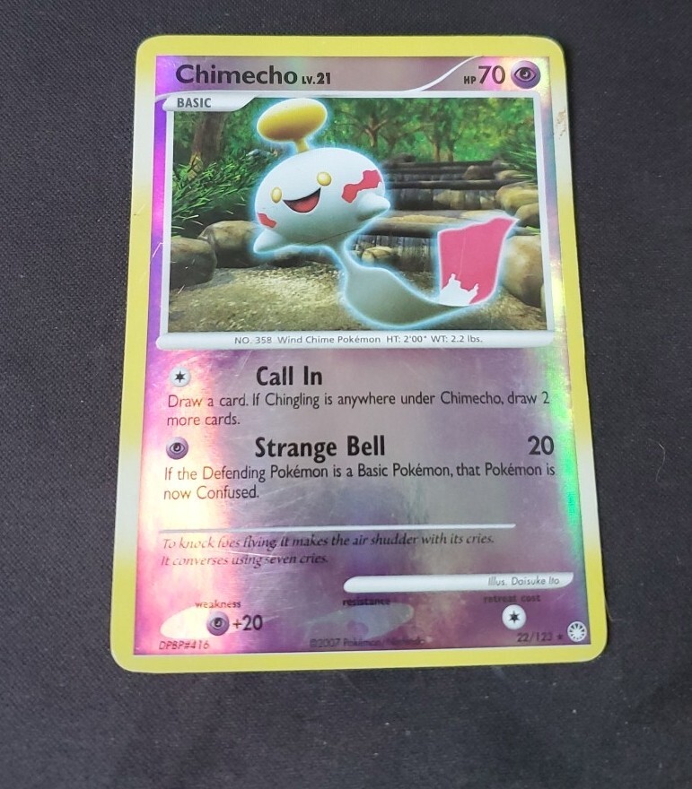 Chimecho - 22/123 - Rare - Reverse Holo - Mysterious Treasures - Pokémon TCG