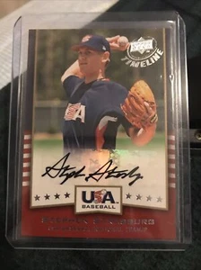 2008 Upper Deck Timeline XRC Rookie USA National Team SP AUTO Stephen Strasburg - Picture 1 of 3