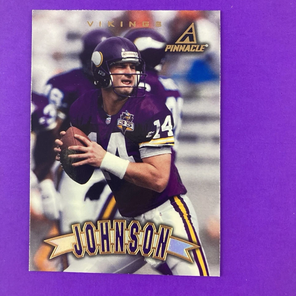 Brad Johnson 1997 Pinnacle Card #147 NFL Minnesota Vikings - Image 1 of 2