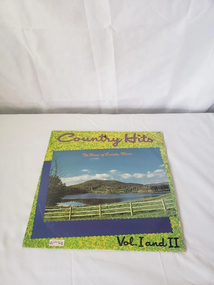 COUNTRY HITS VOL. 1&2 ~ CASH, JONES, WYNETTE, PAYCHECK ~ 1977 ~ 2 LP ~ EX - Image 1 of 4