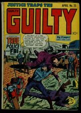 Headline Publications Justice Traps The GUILTY #25 1950 VG 4.0