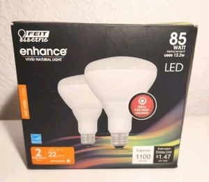 Feit Electric Enhance BR30 Bulbs Soft White 2700K LED 12.2W, 85 Watt Replacement - Picture 1 of 8