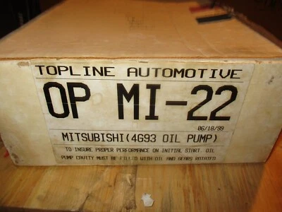 NUEVA BOMBA DE ACEITE DE MOTOR TOPLINE-Eng 4G93 057-1279 OPMI22 1,8 L DODGE EAGLE MITSUBISHI Foto 1 de 4