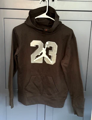 Jersey con capucha Jordan para niños/jóvenes 23 - talla grande (12/13 años) - negro/gris Foto 1 de 4