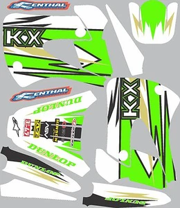 Graphics for 1998-2013 Kawasaki KX85 KX 100 KX 85 KX 100 Decal fender shrouds - Picture 1 of 1