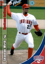 2006 Spokane Indians Grandstand #26 Shannon Wirth Wood Village Oregon OR Card