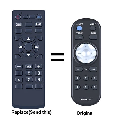 New RM-RK300 Replacement Remote Control For JVC Car CD Stereo RM-RK300 - Image 1 of 4