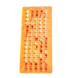 Master Control Board for Bingo- Slide Numbers With Red Cover Windows - Picture 1 of 1