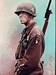 Richard Winters Art Card Limited Numbered xx/50 Edward Vela Signed 2019. - Bild 1 von 2