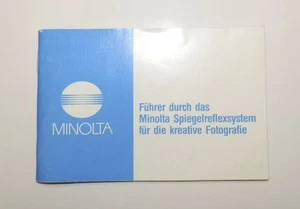 Führer durch das Minolta MD Spiegelreflexsystem Prospekt um 1980 - Bild 1 von 6
