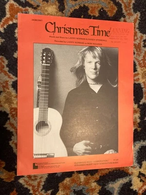 Larry Norman 圣诞时间乐谱原版复古稀有明天船 — 第 1/2 张图片