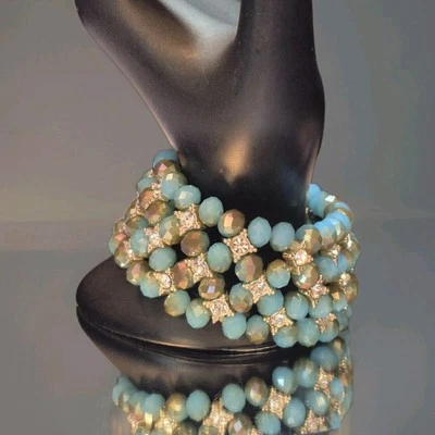 Pulsera Belice Premier Designs Vidrio Diseñador Firmado Joyería (1012) Foto 1 de 4