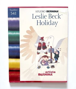 Studio Bernina - Leslie Beck Holiday Embroidery Design #141 - New. Sealed - Picture 1 of 2