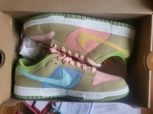 Size 9 - Nike Dunk Low Sun Club - Arctic Orange Sanded Gold. Ships ASAP - Picture 1 of 8