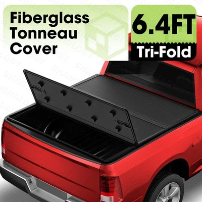 Dodge Ram 1500 2002-2025 plataforma de 6,4 ft triple plegable cubierta rígida camioneta pick up Foto 1 de 4