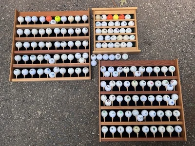 De colección Vitrina de Pelotas de Golf Flint Buick Open Las Vegas Lote Course Masters Caesars Foto 1 de 4