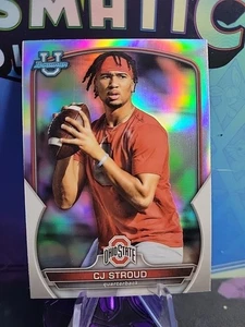 CJ Stroud 2022 Bowman U Image Variation SP Refractor #100 Ohio State Texans - Imagen 1 de 6