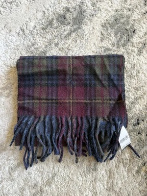 Nuevo con etiquetas Bufanda Polo Ralph Lauren a Cuadros 80% Lana Virgen 20% Nylon Foto 1 de 3