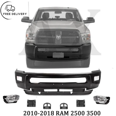 Kit pintable de barra frontal de parachoques con soportes para Ram 2500 3500 2010-2018 Foto 1 de 4