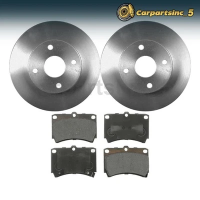Brake Rotor Brake Pad Front 3PC for Mazda Protege 1.8L 1990-1996 - Image 1 of 3