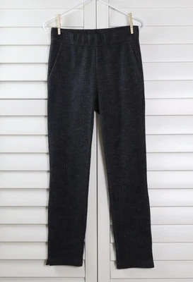 EILEEN FISHER $128 Herringbone Chevron Wool Organic Cotton Pants Size XXS / 2XS - Image 1 of 4