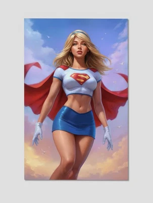 Action Comics Supergirl Premium Giclee Print 11" x 17" DC Comics Wall Art - Image 1 of 3