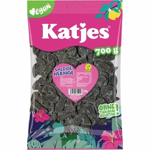 KATJES SALZIGE HERINGE 700g - Lakritz - Fisch - Hering - Salmiak - Salz - - Bild 1 von 1
