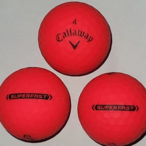 24 pelotas de golf usadas súper rápidas Callaway rojas mate - grados 4A/5A AAAA/AAAA - Imagen 1 de 3