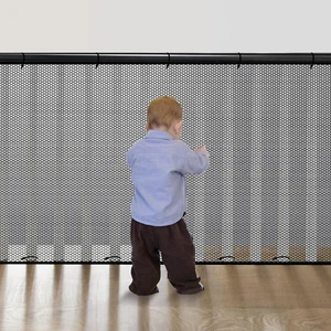 Banister Guard for Baby- Balcony Safety Netting for Pets - Stair Railing Baby Pr - Picture 1 of 6