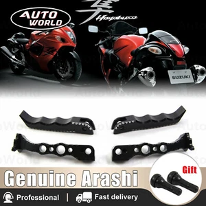Front & Rear Footrest Set For Suzuki GSXR1300 HAYABUSA 2008-2017 GSX R1300 2009 - Picture 1 of 12