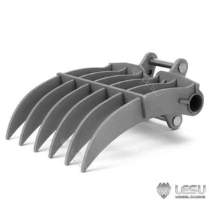 Metal Scraper Rake Bucket for LESU 1/14 AC360 ET30H/26L RC Hydraulic Excavator. - Picture 1 of 12