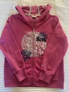 Roxy girls surf hoodie sweatshirt color Pink size L(14/16)