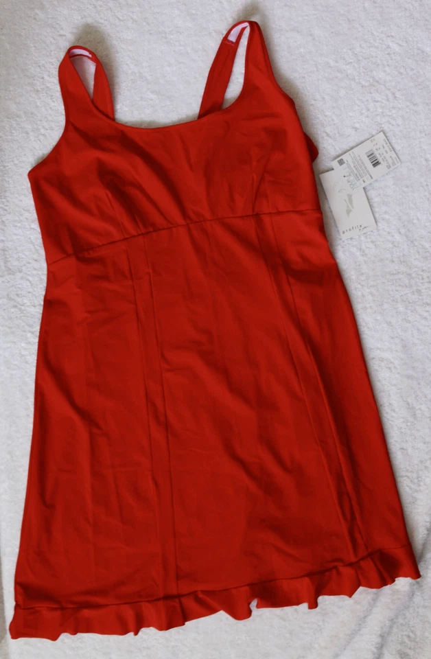 Vestido de encubrimiento Profile rojo talla XL/13,14 Foto 1 de 1