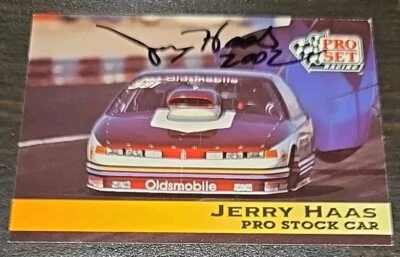 Jerry Haas Signed 1992 Pro Set Racing Card #131 - Image 1 of 2