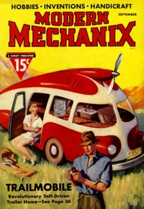 Modern Mechanix - September 1938 - Magazine Cover Poster - Picture 1 of 1