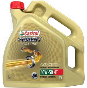 Aceite Castrol Power 1 Racing 4T 10W50 4L | Moto | 4 litros | 1050 | ¡24H/72H - Imagen 1 de 2