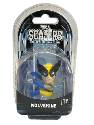 NECA Scalers Marvel Wolverine Mini-Figura Auriculares Cable Colgador 2" Coleccionable Foto 1 de 4