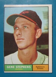 1961 Topps Gene Stephens (Baltimore Orioles) #102 EX/NRMT
