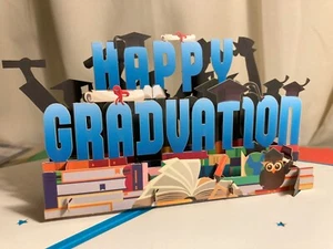 Pop up 3D Happy Graduation card - Picture 1 of 2