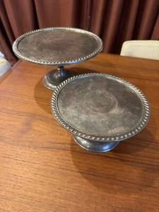DW Faber NY - Waldorf Astoria - Silver plated - Set of Serving / Display Stands - Picture 1 of 18