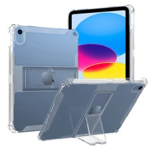 Clear Bumper Case Stand For iPad 10th 9/8/7/6/5th Gen Air 4/5 10.9 Pro 11/12.9 - Picture 1 of 17