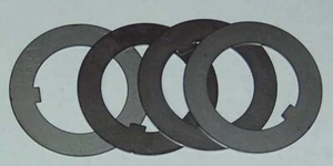 Cuatro (4) placas de bloqueo de tuerca del eje trasero Studebaker/GMC de la Segunda Guerra Mundial NORS - Imagen 1 de 1
