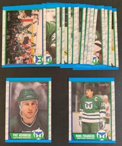 Hartford Whalers Complete 16-Card 1989-90 O-Pee-Chee TEAM SET / 10 Available OPC - Bild 1 von 1