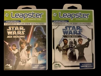 Leap Frog Leapster Star Wars: Jedi Math & Jedi Reading Complete (Leapster 1 & 2) - Image 1 of 4