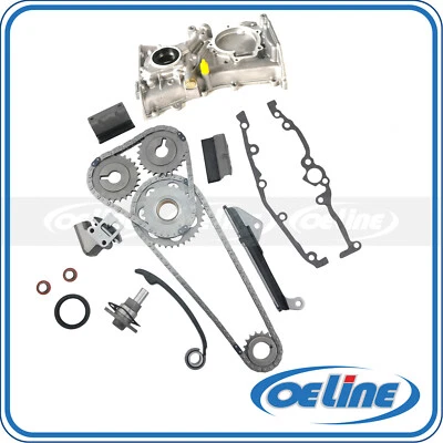 Timing Chain Kit for 91-99 Nissan 200SX NX1600 Sentra 1.6L DOHC GA16DE Oil Pump - Image 1 of 4