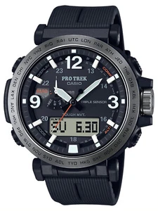 NUEVO Reloj Hombre Casio ProTrek ECOFRIENDLY Gris Ion-Plapado Triple Sensor PRW6611Y1 - Imagen 1 de 4