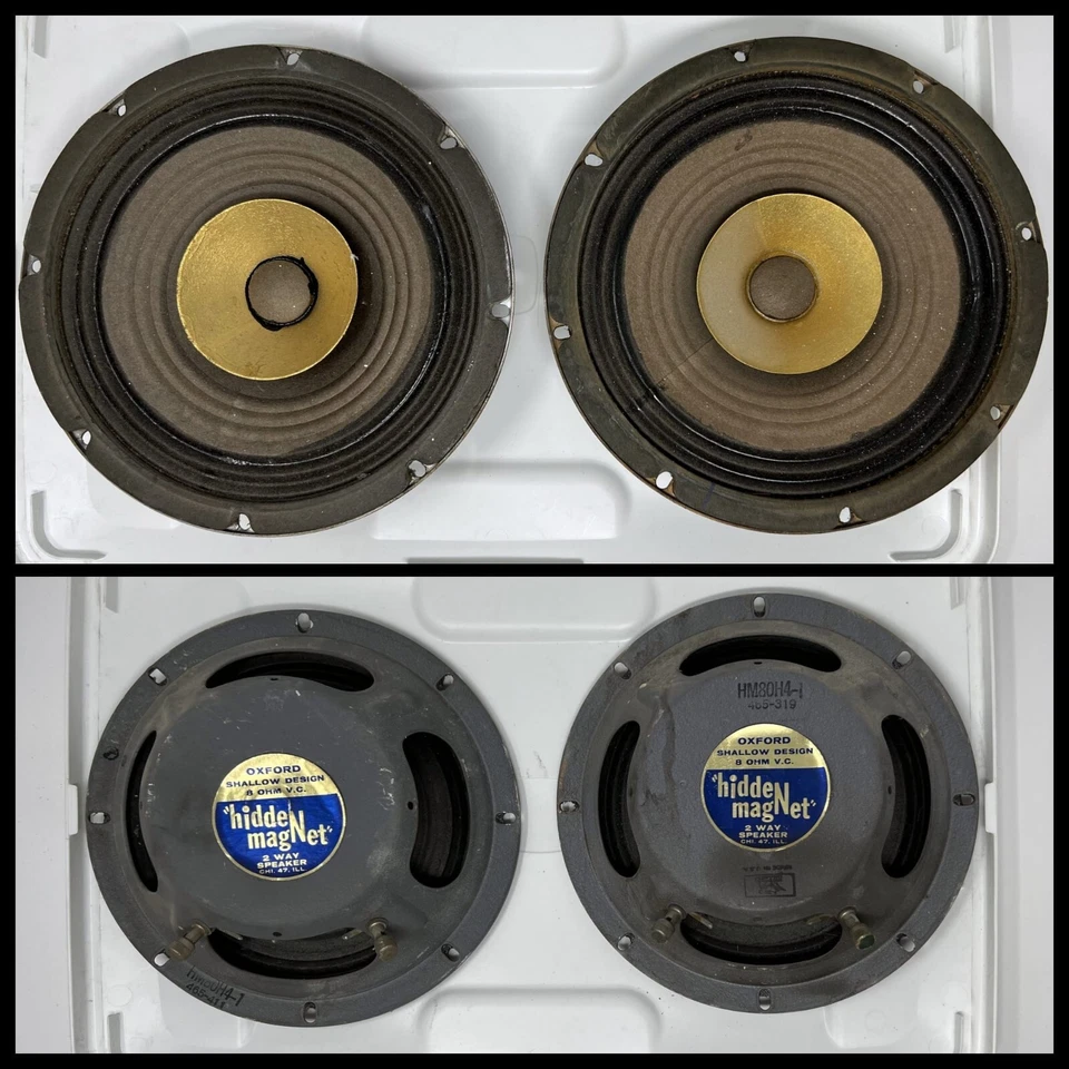 Juego (2x) de Altavoces Oxford 1965 "Imán Oculto" 8" HM80H4 - Excelente Estado Foto 1 de 4